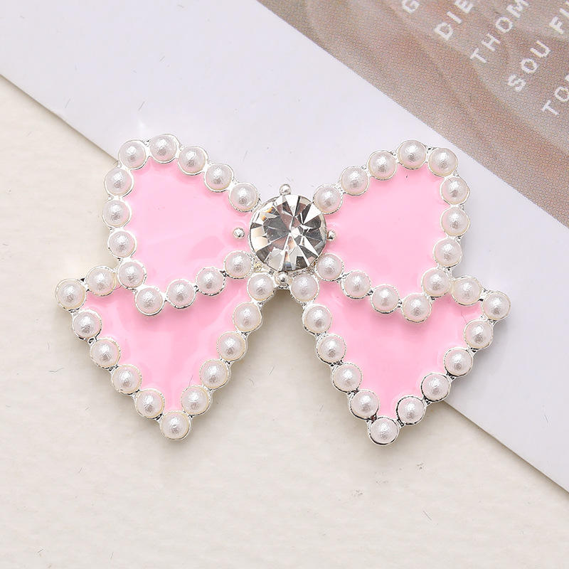 6-Piece Metal Bow Shoe Charm Set