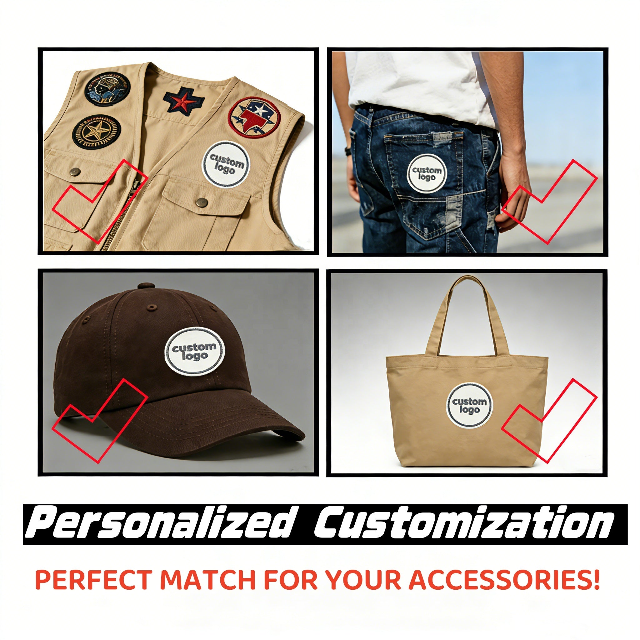 Custom 3D PVC Rubber Patches