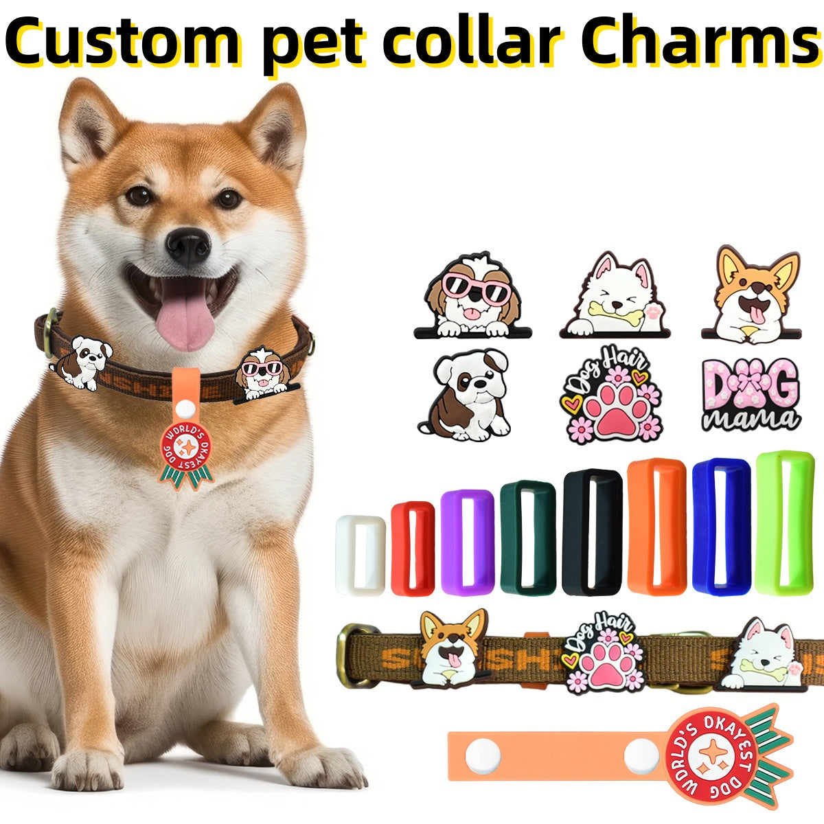 2026 Customized DIY Cute Dog Character Shoe Charms
