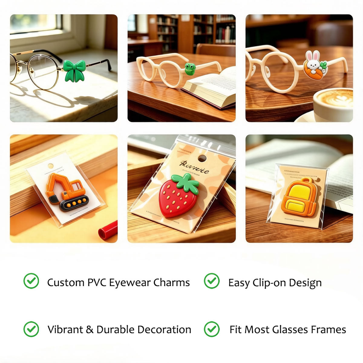 Beach Summer PVC Shoe Charms - Trendy Sandal Decoration Clips