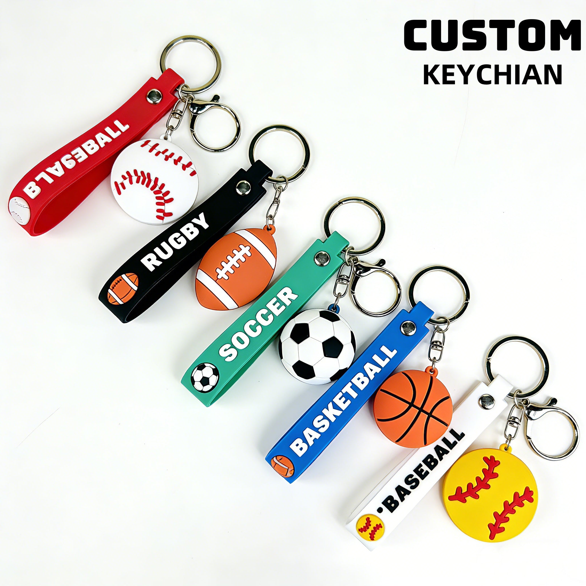 Custom 3D PVC Keychains
