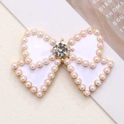 6-Piece Metal Bow Shoe Charm Set