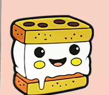 Cheese sandwich PVC phone case charm