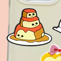 Stacked tacos PVC phone case charm