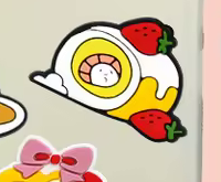 Sushi roll PVC phone case charm