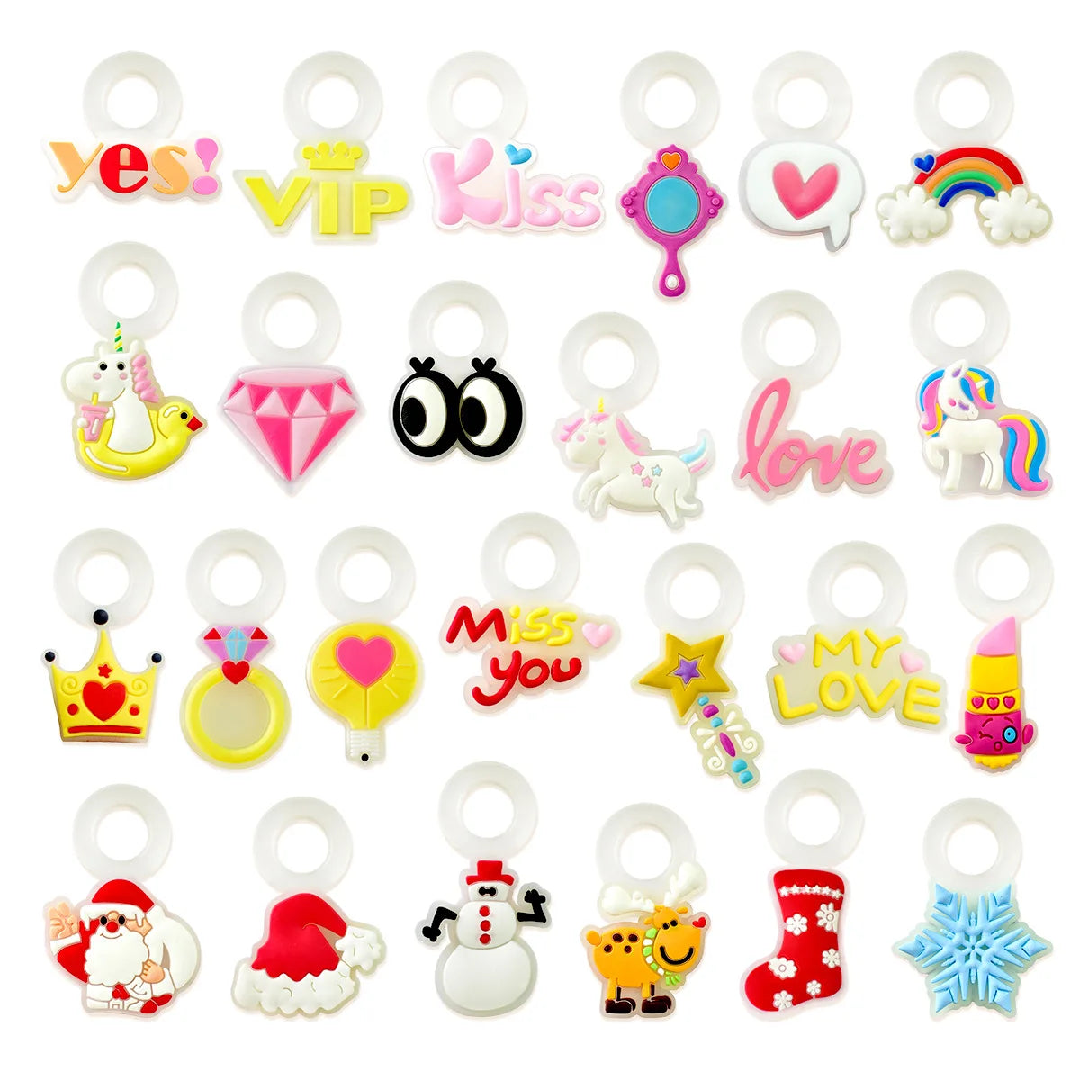 Colorful butterfly hair accessory product view