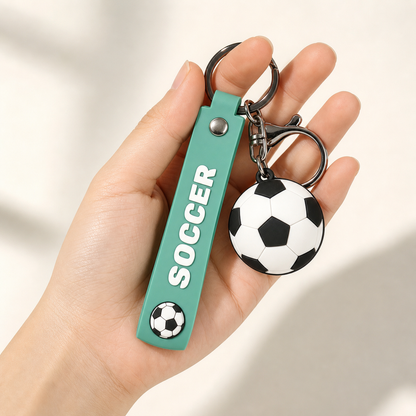 Premium hero image for custom 3D PVC keychains