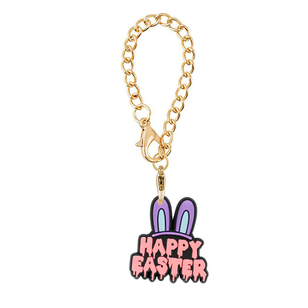 Easter PVC keychain style XH24089-03