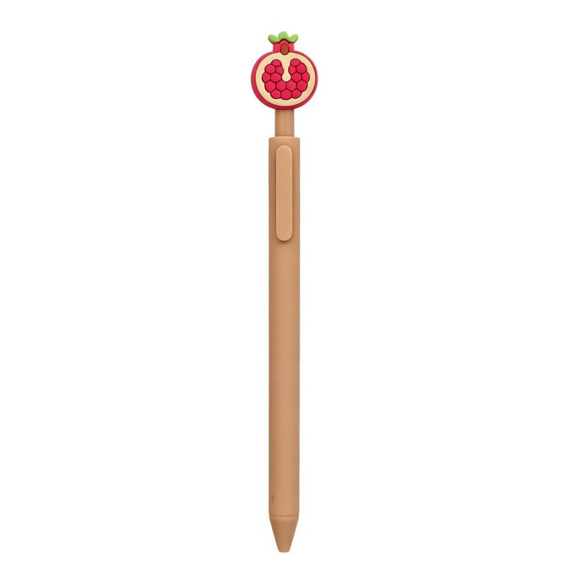 Fruit PVC pen topper – Brown design