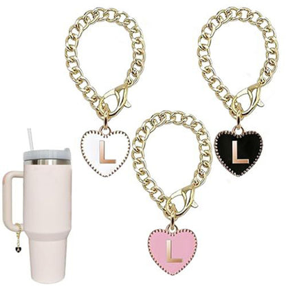Stainless steel initial letter L pendant charm